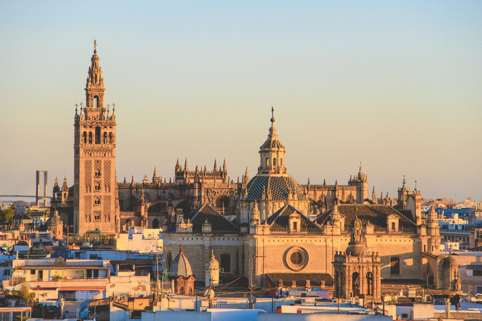 Sevilla al atardecer, con la Giralda