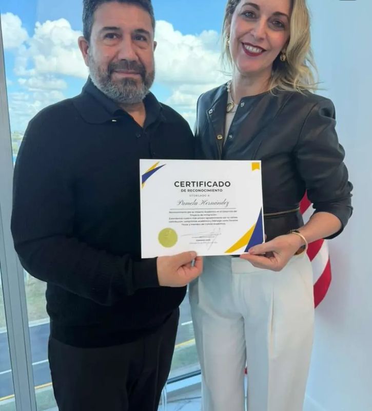 Graduación de alumnos de Pamela Hernández